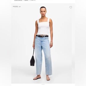 Madewell Pieced Barrel Leg Jean